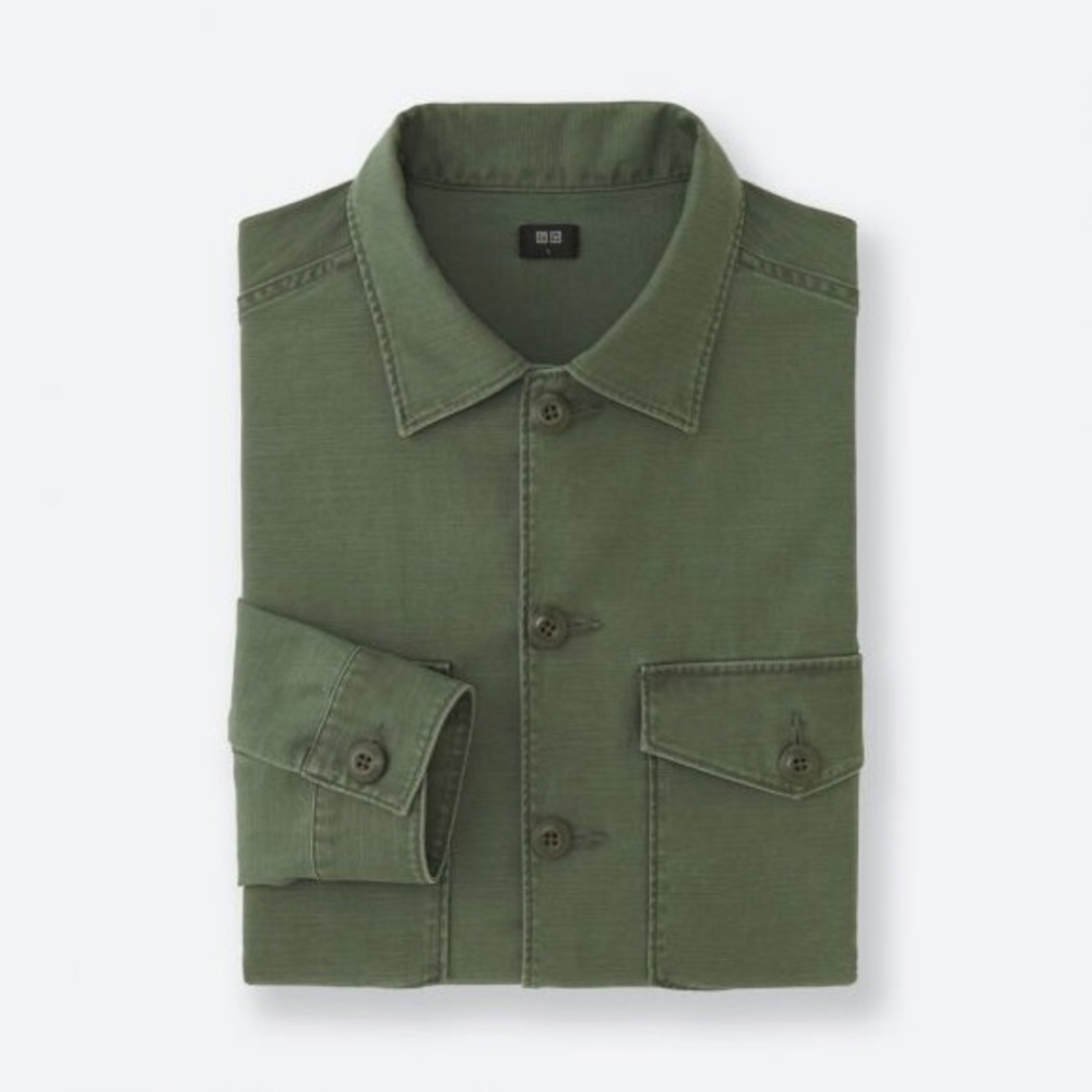 Uniqlo Military Long Sleeve Shirt
